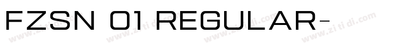 FZSN 01 Regular字体转换